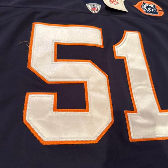 Chicago Bears Dick Butkus NFL Football Mitchell & Ness NWT Jersey Sz.52 - Picture 3 of 7